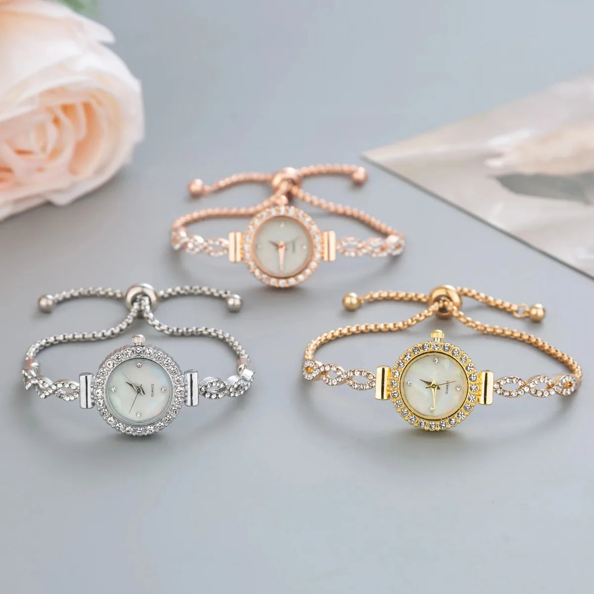 Montre-bracelet à petit cadran pour femme, montre-bracelet femme