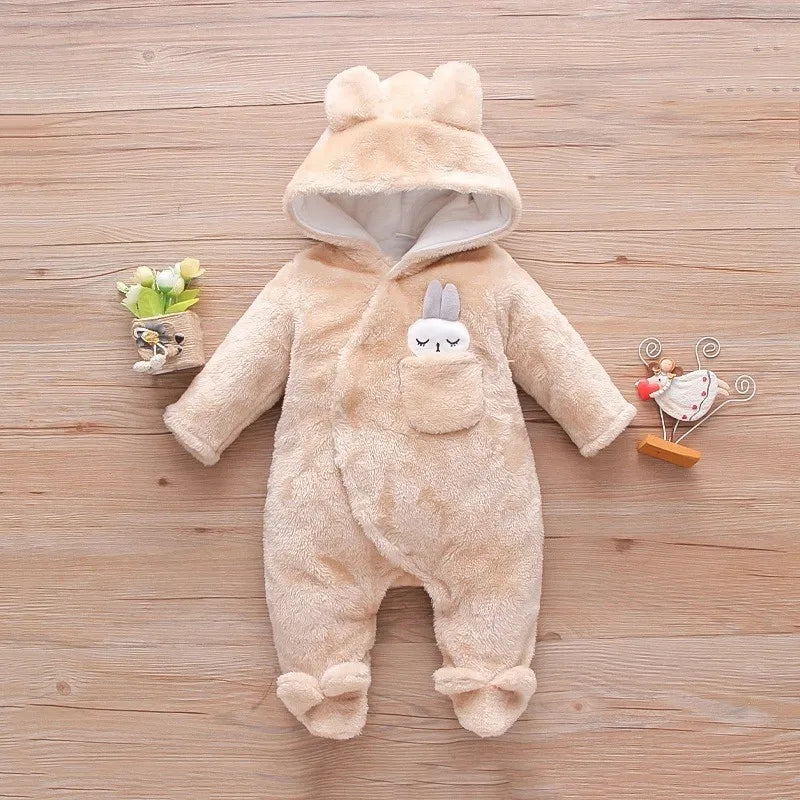 vêtements en coton en peluche pour bébé 0-2 ans